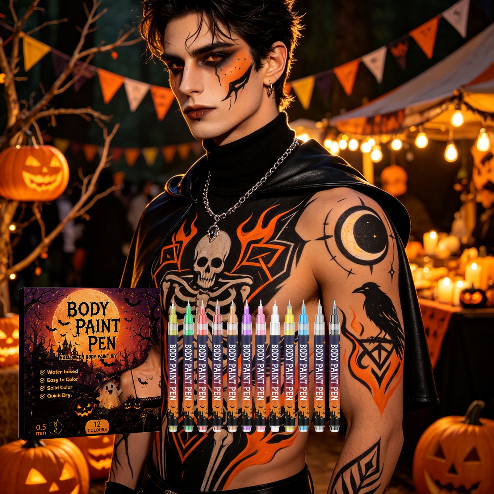 Stylo de peinture du corps