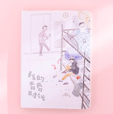 Carnet de boutons de page couleur