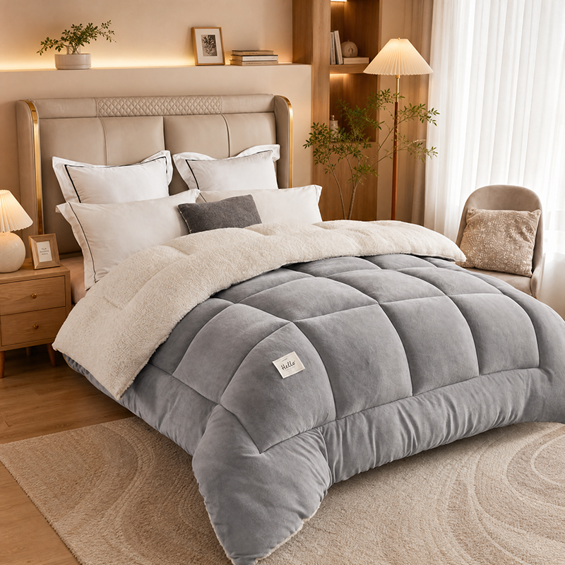 1PC Réversible Sherpa Comforter