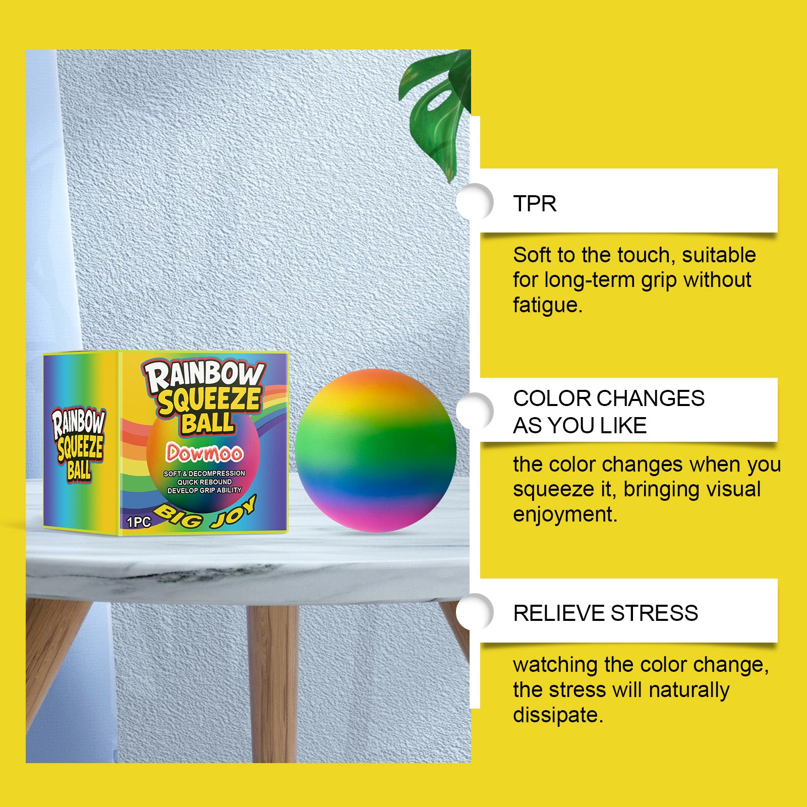Rainbow Squeeze balle anti-stress