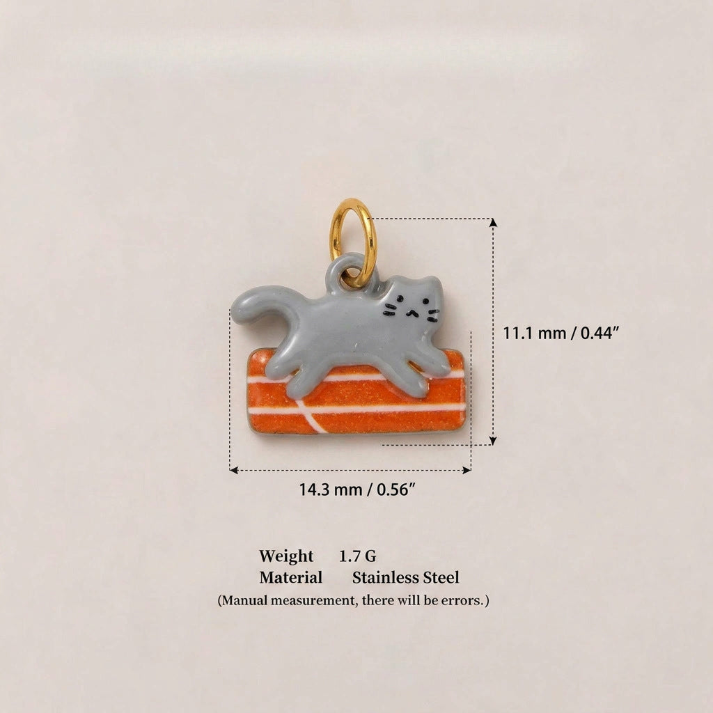 Pendentif en acier inoxydable bricolage, protection des couleurs