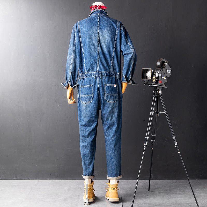 Ensemble de sauts occasionnels Retro Denim pour hommes