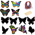 110-Piece Scratch Art Set with 48 Designs