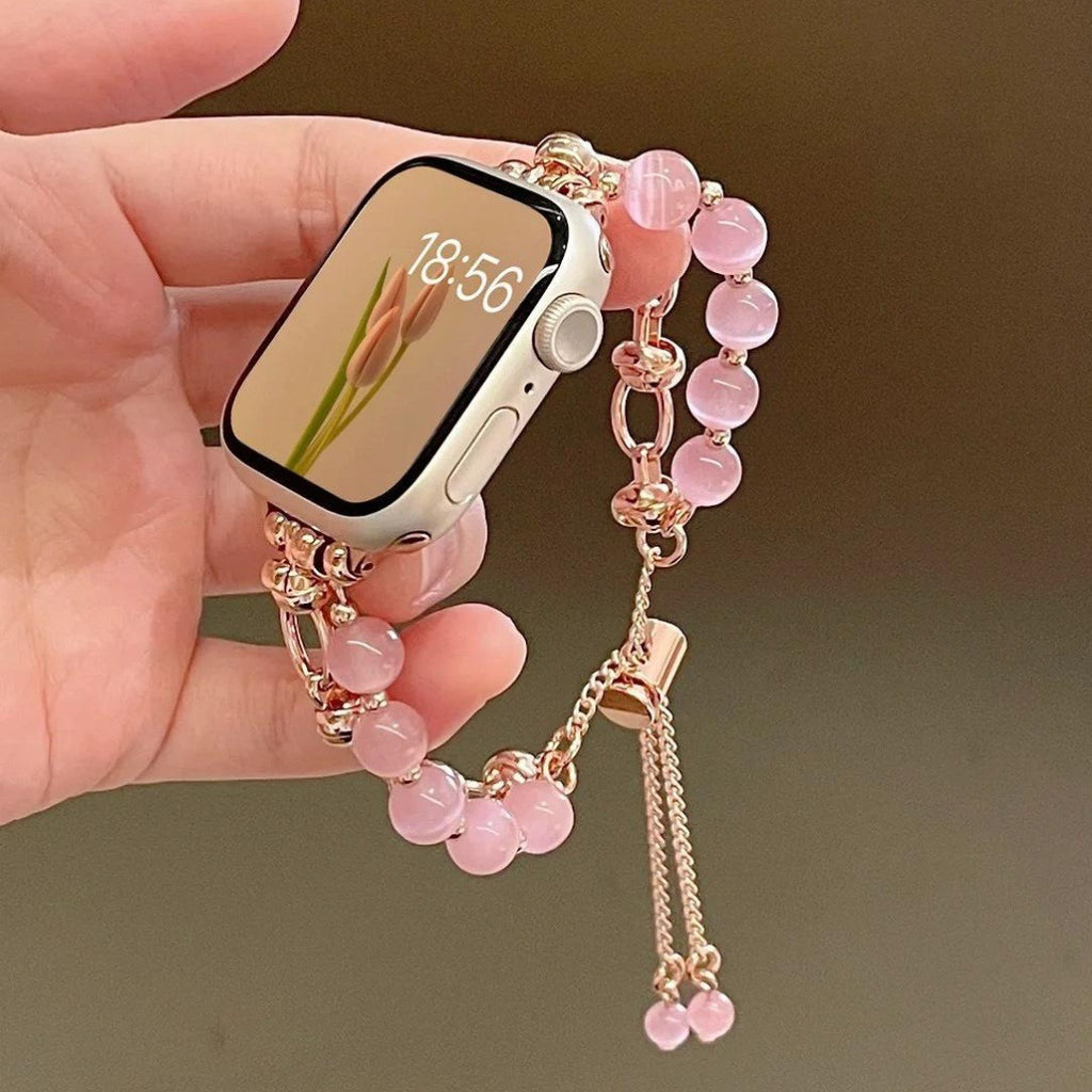 Bracelet de montre en cristal pierre des yeux