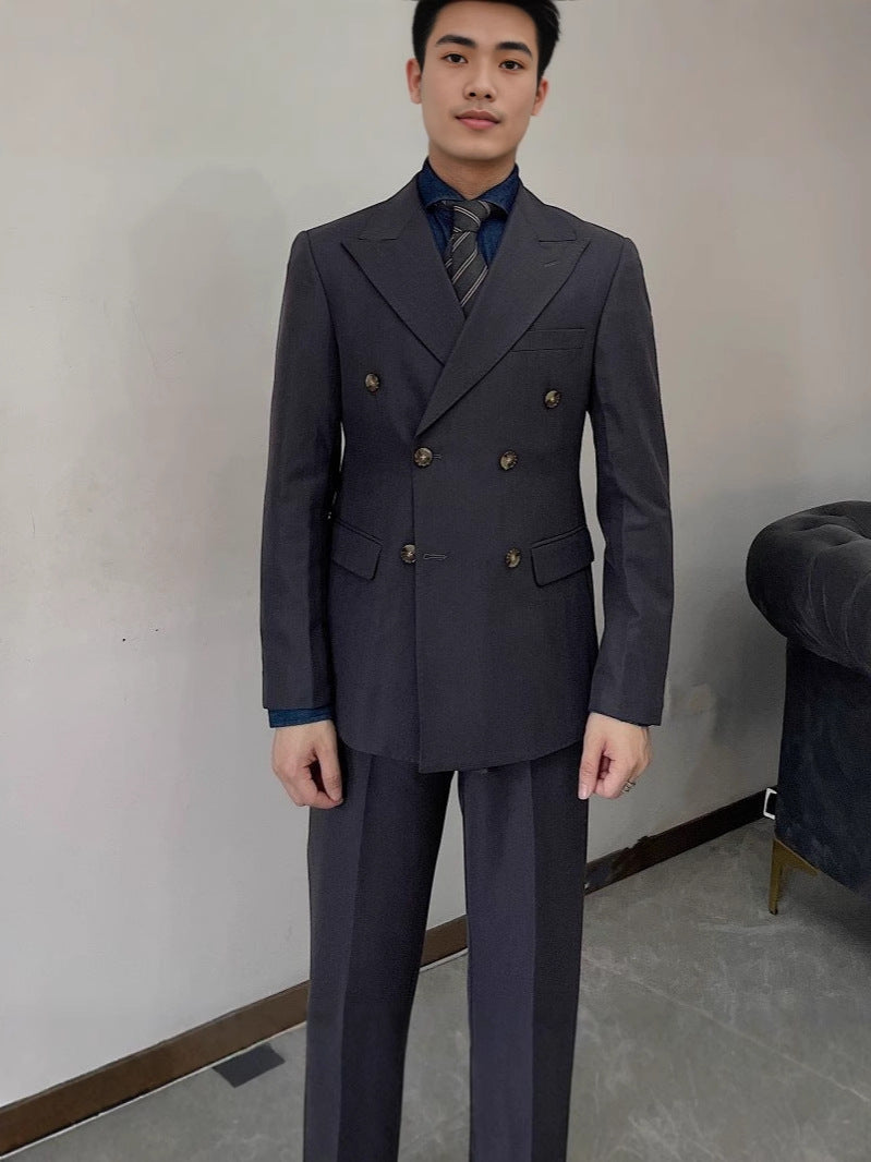 Ensemble à deux pièces pour hommes Slim-Fit à deux brasses