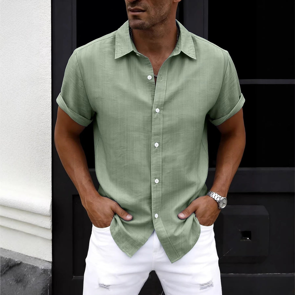 Chemise à manches courtes pour hommes