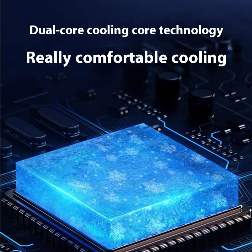 Dual-core Semiconductor Matelas refroidi à l'eau Couverture de glace de réfrigération électronique