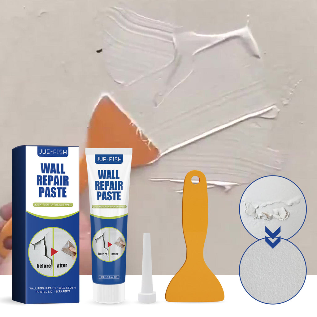 Pâte de réparation murale 1 0 0g Bouteille-1 Scraper-1 Aiguille Tip1box