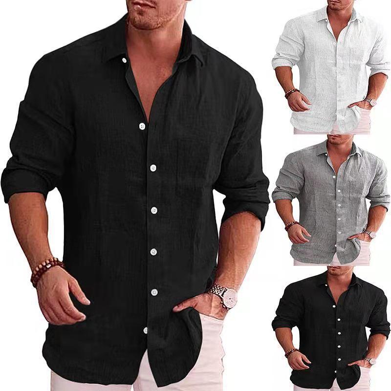 Linge de maison longue manches manches manches longues chemise casual