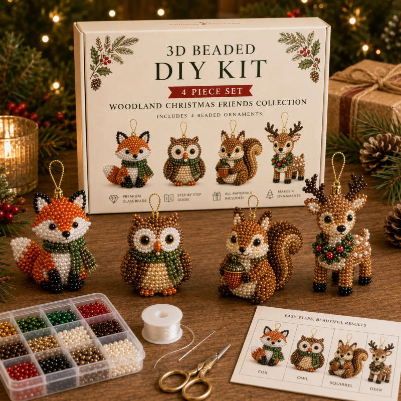 3D Perles Icônes de Noël Kit de bricolage