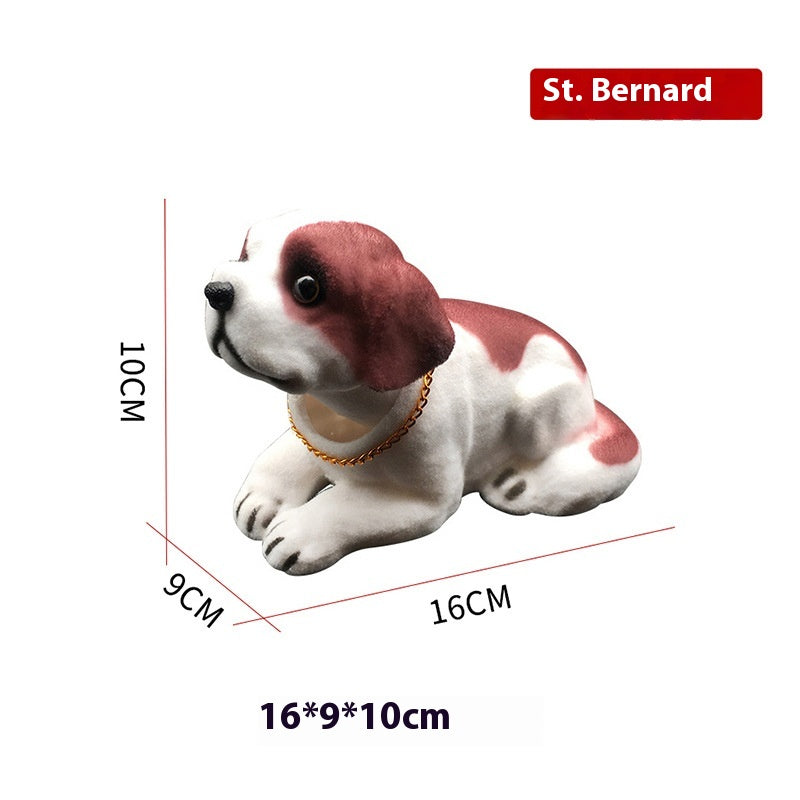 Résine Head-hooking Dog Animal Multi-spécificité Créative Cute Décoration de voiture