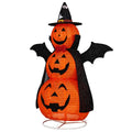 5ft Orange 3-Tier tissu rétractable citrouille Halloween Light Decor avec Cape & Wings