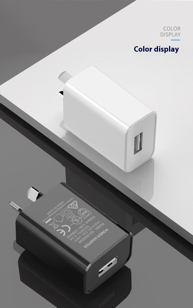 5V1A 5V2A Chargeur de téléphone portable australien standard Australie Universal Phone