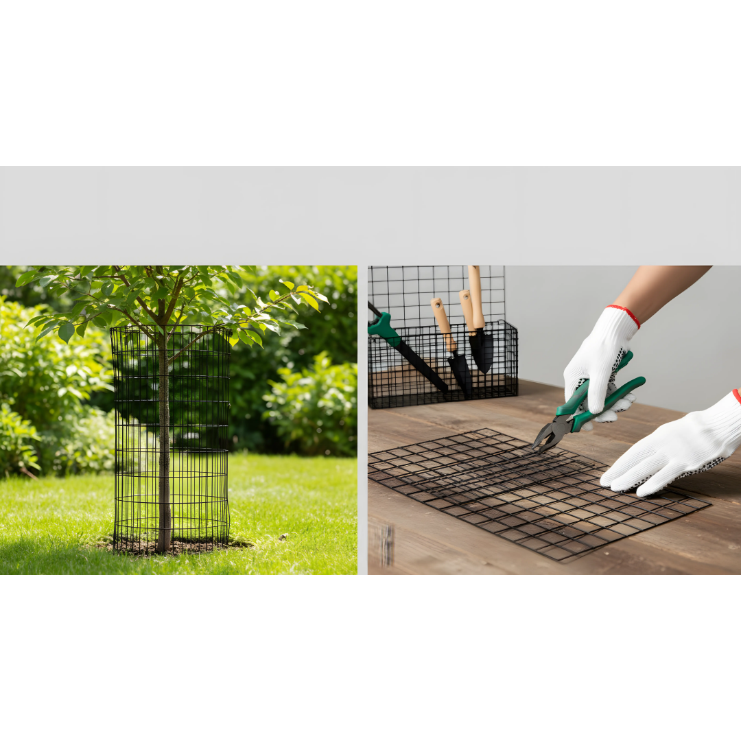 48 INCHx33 FT Mesh métal recouvert de vinyle noir
