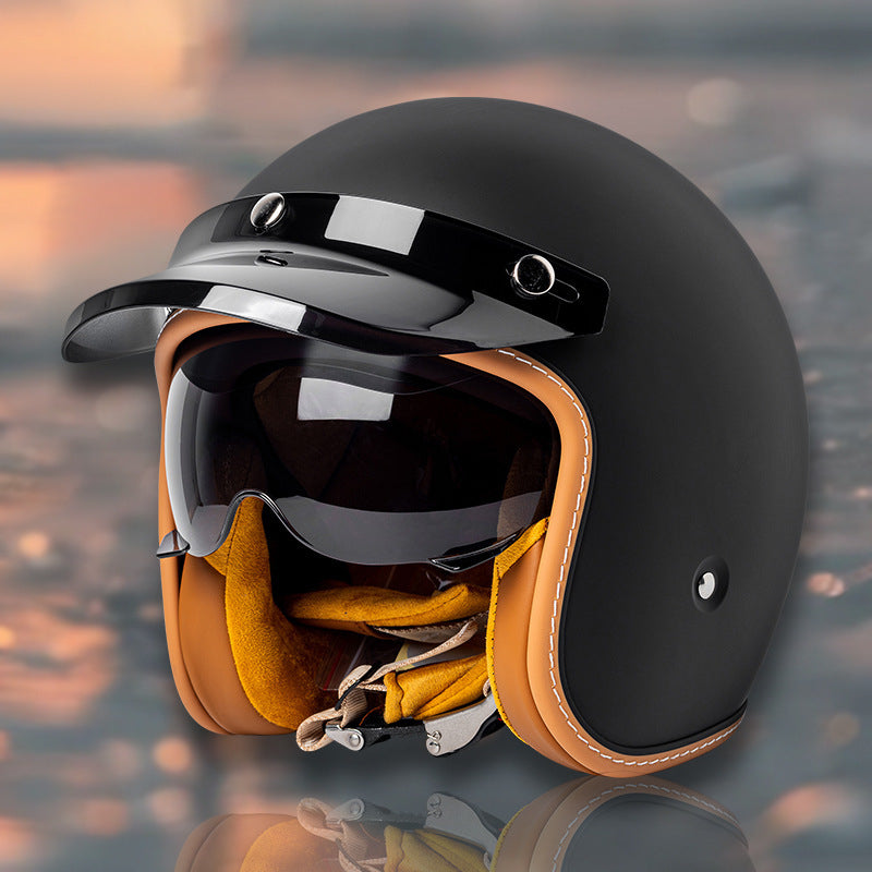 Casque d'équitation extérieur rétro pour hommes et femmes