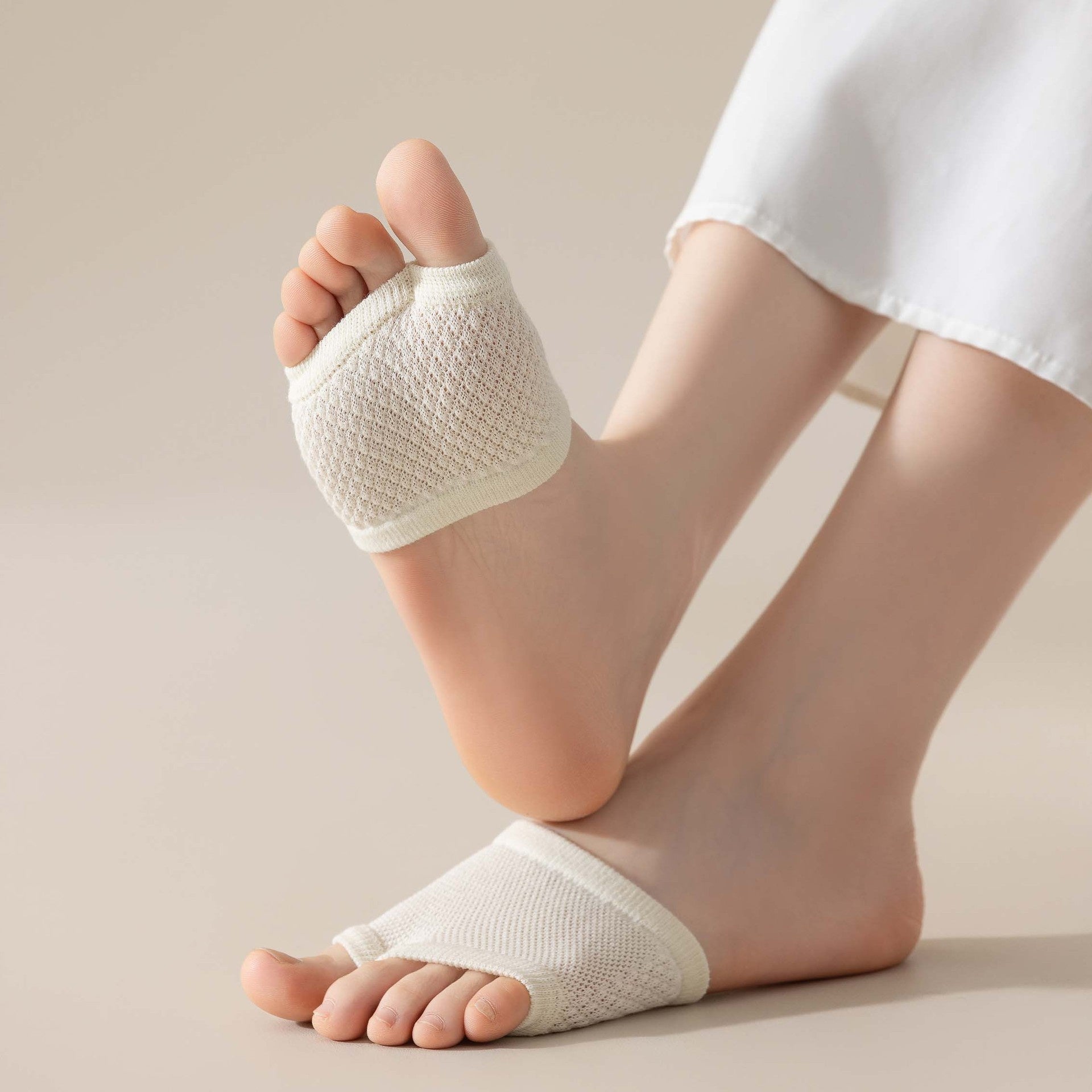 Femmes Demi-socks Été Fin coton pur