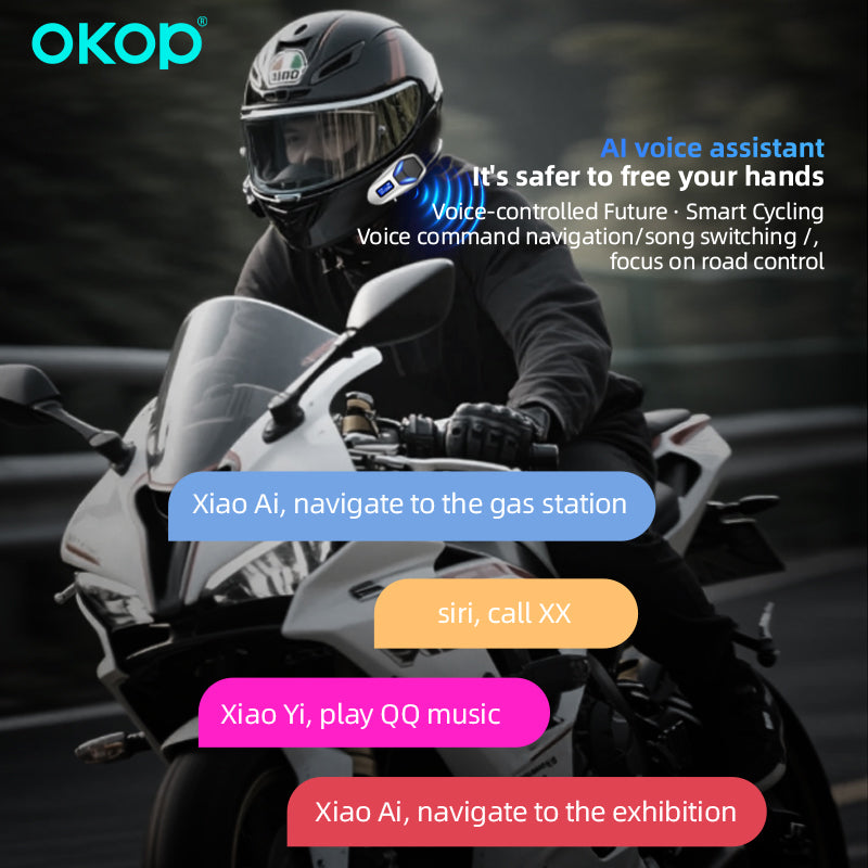 KP-292 Casque de moto en alliage de zinc haut de gamme Best-seller Casque Bluetooth étanche Long