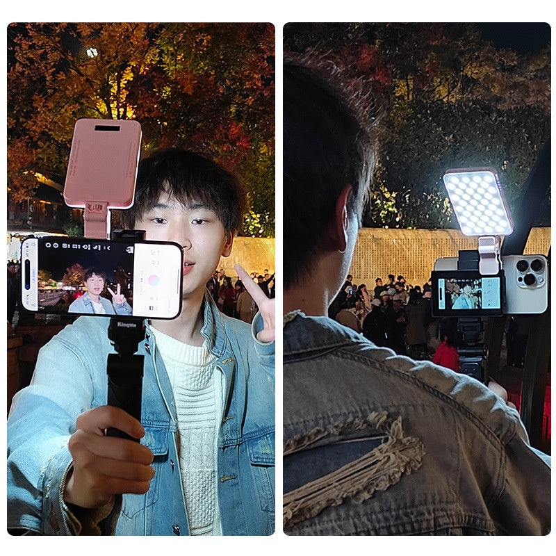 Téléphone mobile Selfie Miroir Affichage écran Aspiration magnétique Clip téléphone