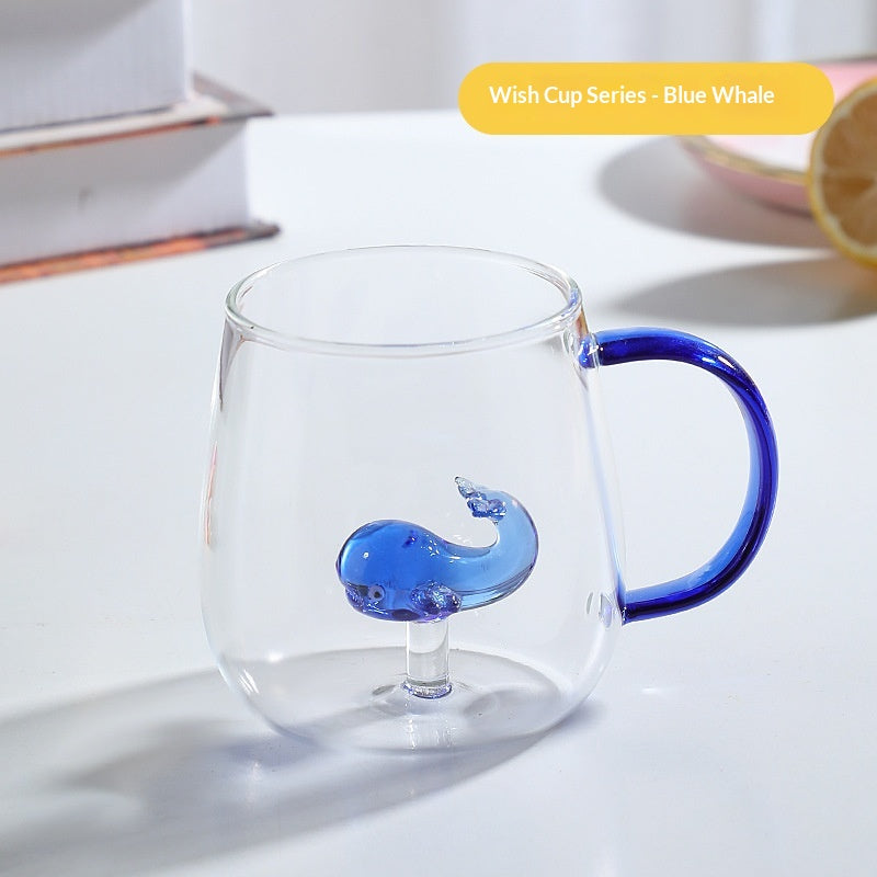 3D Animal Mug, High Borosilicate Coffee Latte and Juice Cup