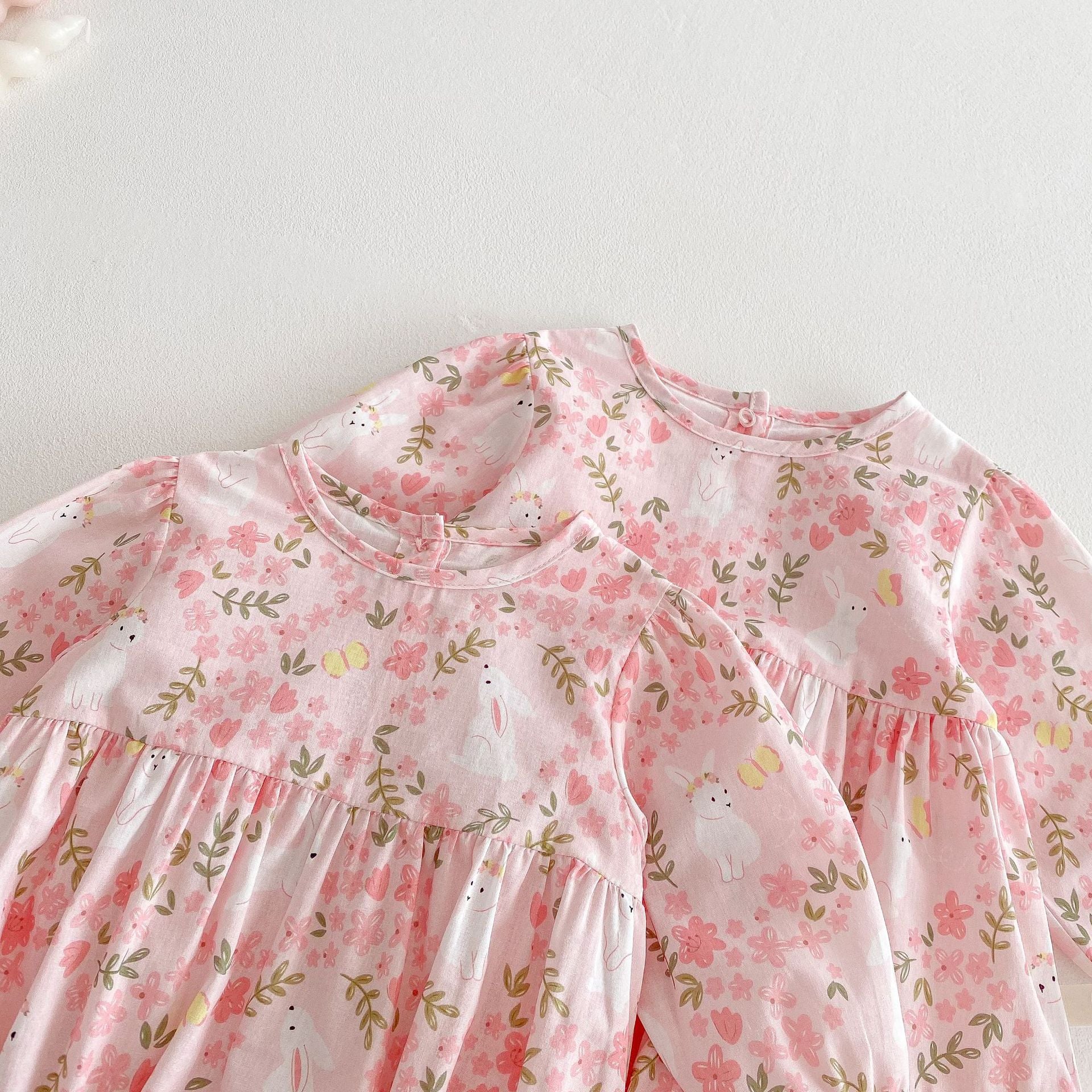 Bébé Floral Onesie Lapin combinaison de saut