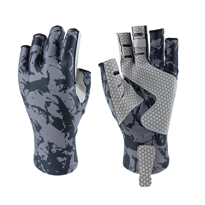 Gants de pêche d'été Sun-Protective Ice-Silk