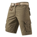 Homme Lavé Coton Multi Poche Casual Longueur du genou