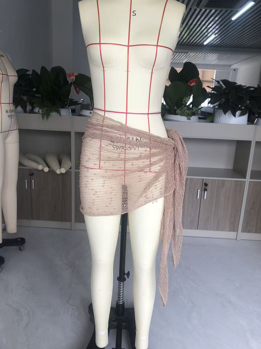 Sexy Outerwear Cover-up Mesh Beach Robe