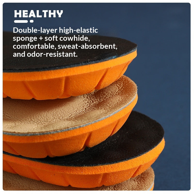 Chaussures en cuir Semelles désodorisantes absorbant la sueur Respirant odorisant et choc-abs