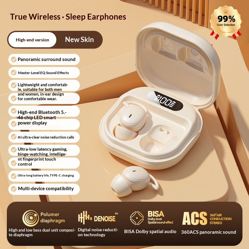 Ecouteurs Bluetooth sans fil pour couches latérales