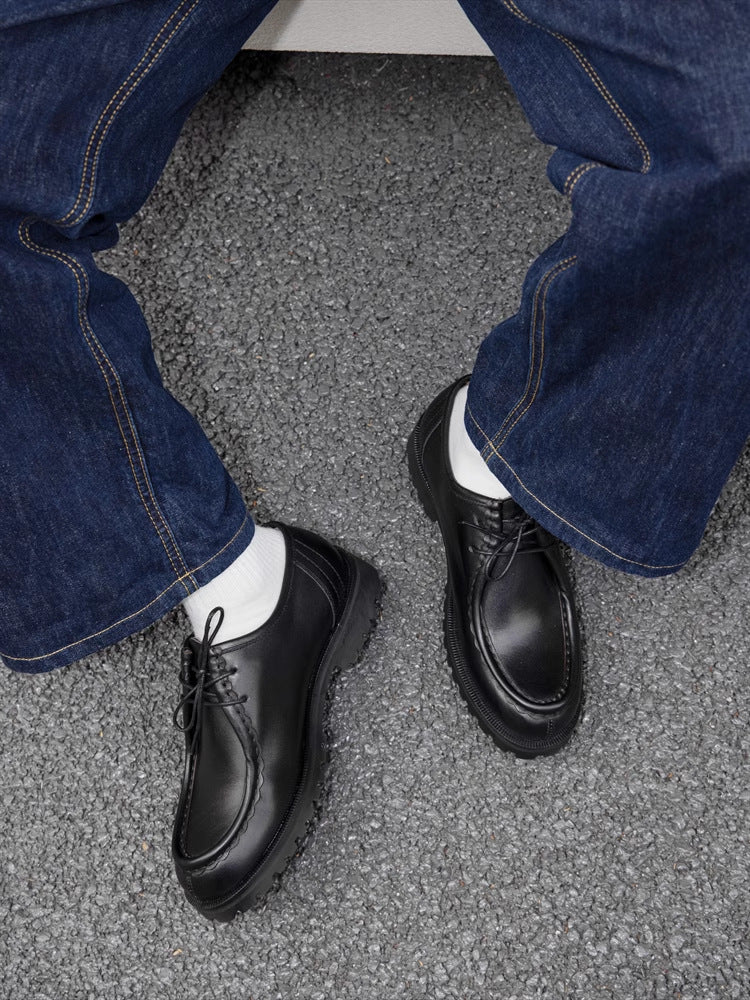 Retro Hommes Chaussures en cuir style Springautumn