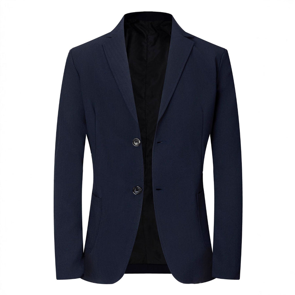 Costume mince en couleur unie