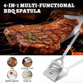 14X en acier inoxydable BBQ Barbecue Ensemble d'outils de grillage extérieur Kit Portable