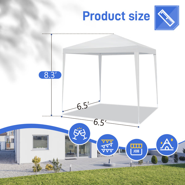 6.5x6.5FT Four-Sided Portable Party Tent