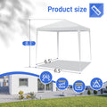 6.5x6.5FT Four-Sided Portable Party Tent