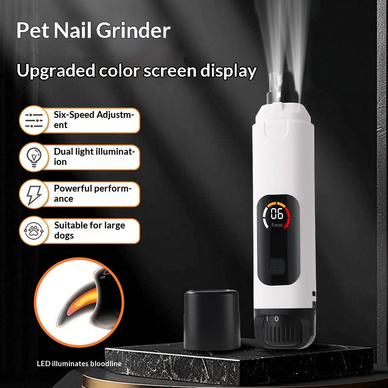 Portable Electric Nail Clipper with LED Light for Home Use