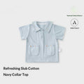 Ensemble de shorts à manches courtes pour bébé tout-petit - Deux pièces respirantes légères pour la somme