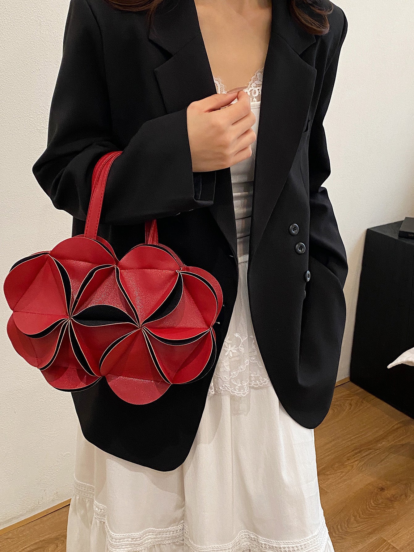 Femmes Rouge Petit sac à main Crossbody or Shooter Tote Style