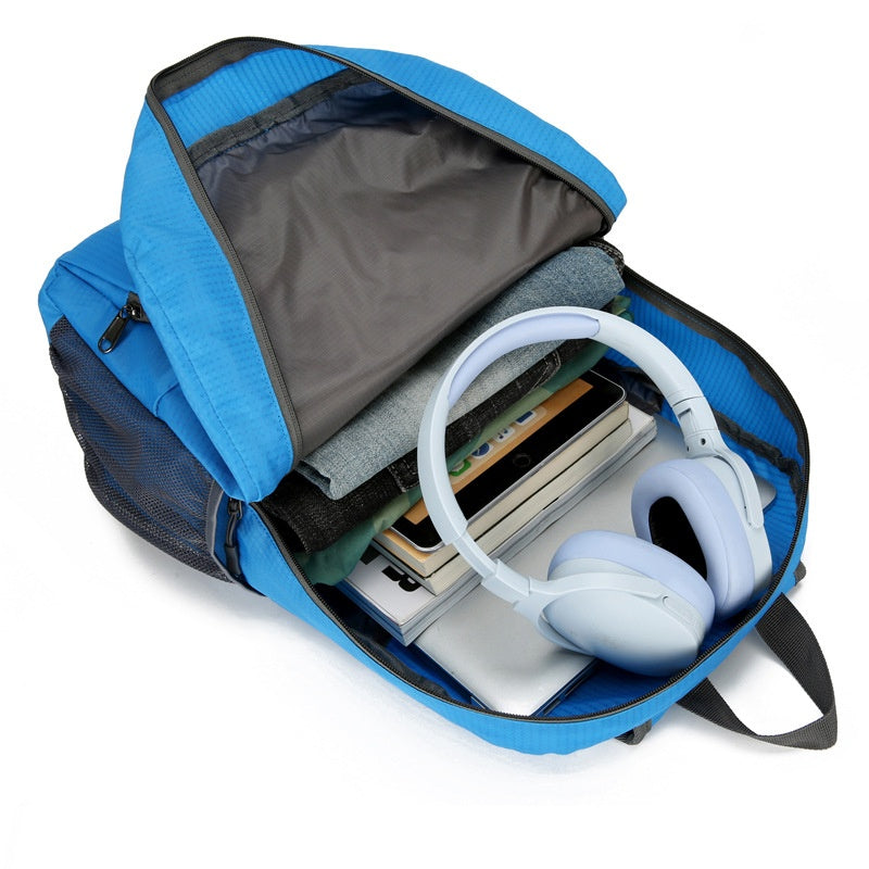 Backpack de randonnée Sports de plein air Portable Polding Skin Bag Camping Randonnée Marathon Water-Res