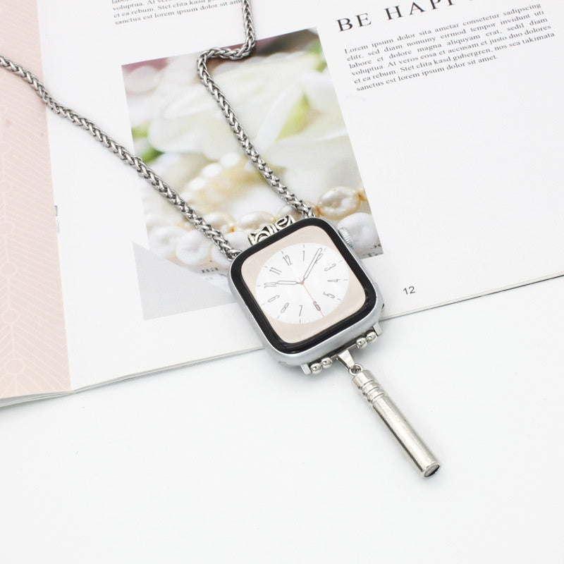 Bracelet suspendu en plume de collier de montre