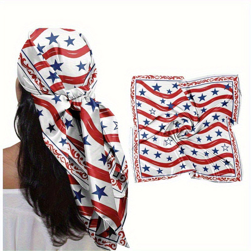 Enveloppe de tête de bandeau d'écharpe carrée polyvalente