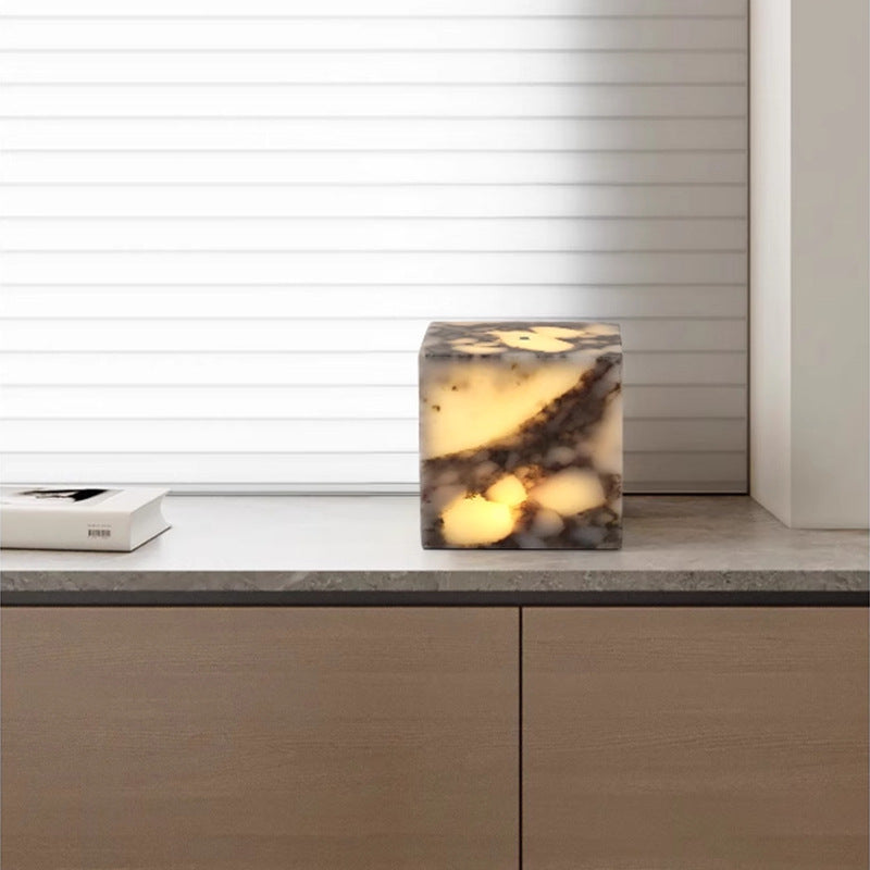 Lampe de table personnalisée en marbre personnalisé
