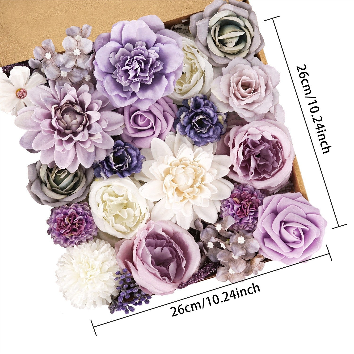 Boîte à fleurs Mariage Anniversaire Fête Cadeau Mariage Demoiselle d'honneur Bouquet de mariée