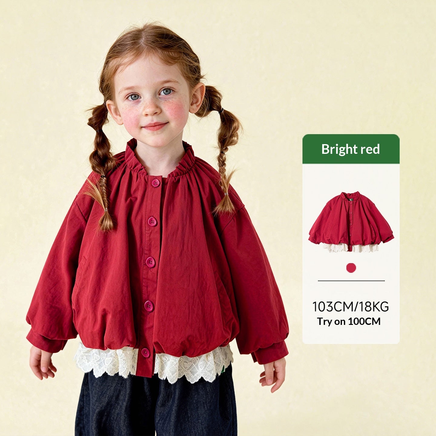 Veste à manches longues en dentelle à manches courtes