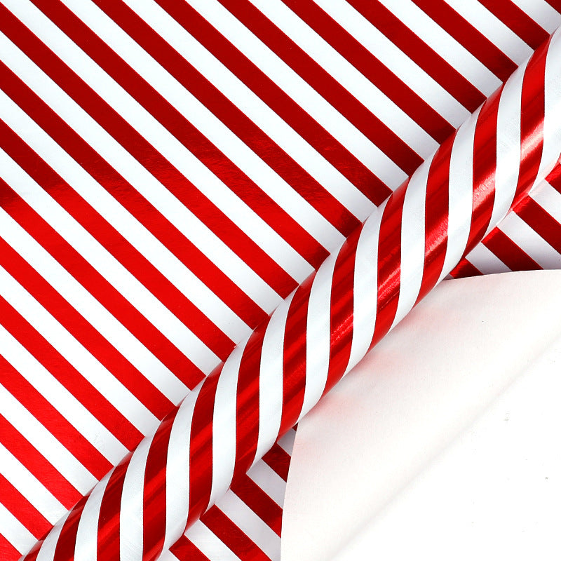 Cadeau de Noël et cadeau d'anniversaire Papier enduit d'aluminium décoratif