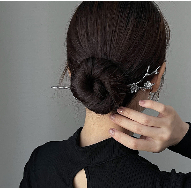 Plum Blossom Metal Hairpin Chinese Flower Special-interest Design Hair Accessoires