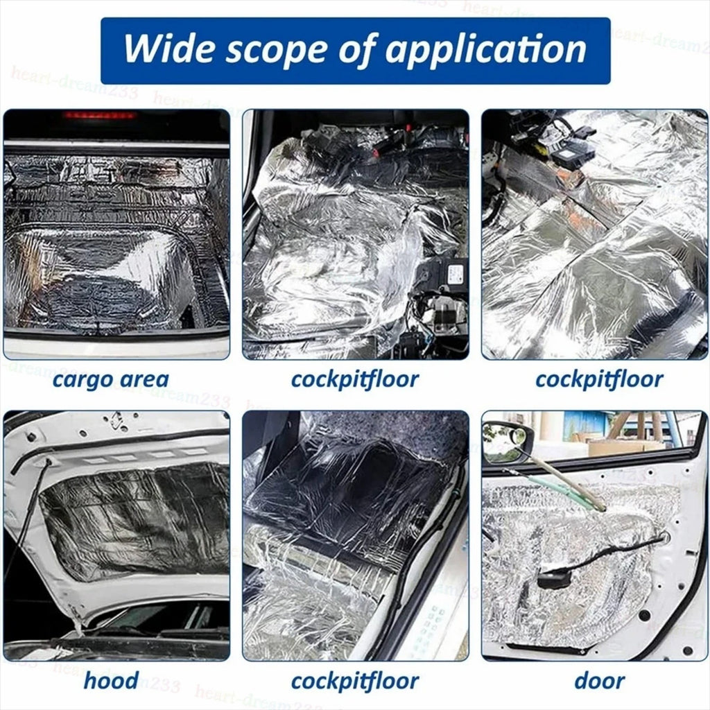 4M&10M Tapis auto-adhésif d'isolation de voiture--Protection du son