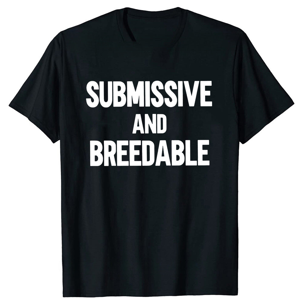 Obédient et reproductible T-shirt drôle Humour pur coton neutre