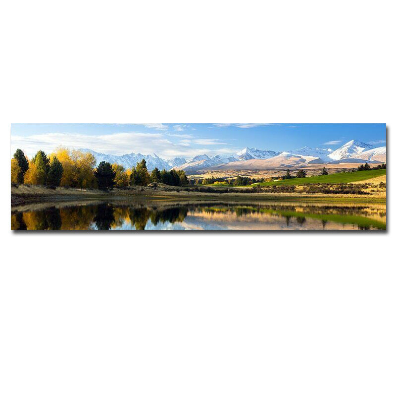 Natural Lake And Mountain Scenery Accueil Hôtel Hôtel Decorative Wall Art
