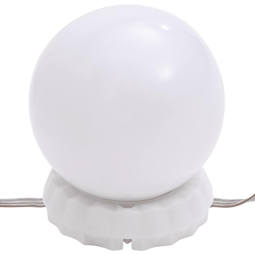 Miroir lumineux avec 8 ampoules LED