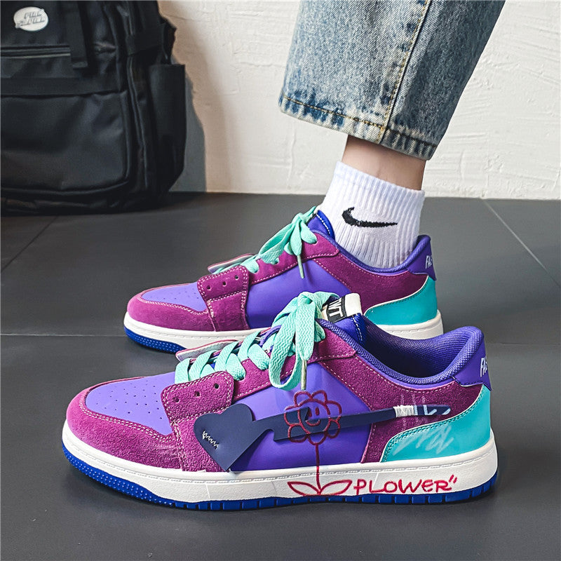 Hommes Chaussures Graffiti tendance et polyvalent
